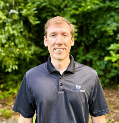 A head shot of Carolina Decks owner Luke Chapman